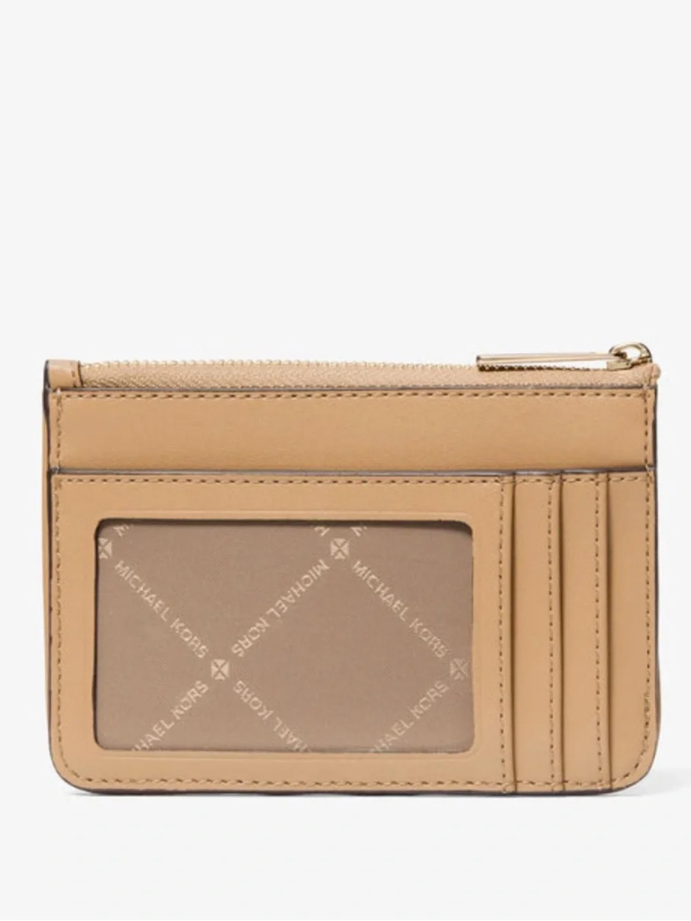Michael Kors Jet Set Travel Small Matelassé Coin Pouch in Camel NWT - Picture 2 of 5